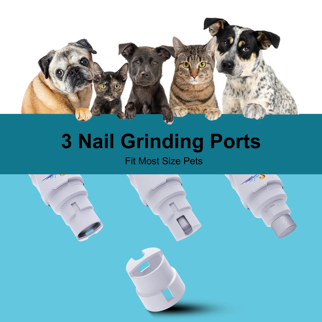 Rechargeable Electric Pet Paws Clipper & Trimmer