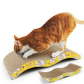 Cardboard cat scratcher sofa bed by Mon ami à quatre pattes with cozy, durable design for feline scratching and lounging.
