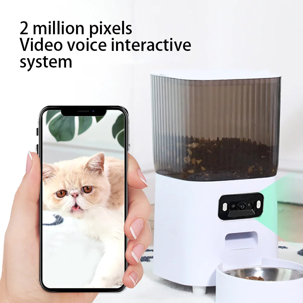 5L Smart Automatic Pet Feeder with Camera and Voice Control