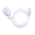 Pet bathing shower sprayer for dogs and cats by My Four-Legged Friend, showing a handheld spray nozzle with water stream.