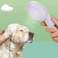 My Four-Legged Friend pet bathing shower sprayer for dogs and cats, handheld with adjustable water flow and ergonomic grip.