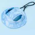 Pet hat with ear holes for dogs and cats, soft fabric, designed by Mon ami à quatre pattes, shown on a pet.