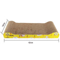 Mon ami à quatre pattes cardboard cat scratcher sofa bed with textured surface and cozy design for feline comfort.