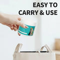 Pet eye wipes for dogs and cats by Mon ami à quatre pattes, showing soft wipes and a clean pet eye area.