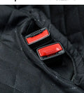 Waterproof dog car seat cover with armrest by Mon ami à quatre pattes, showing durable fabric and secure attachment straps.