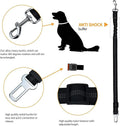 Dog pet car seat belt by Mon ami à quatre pattes, adjustable safety harness for secure travel with dogs in vehicles.
