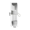 Portable dog water bottle with food container from Mon ami à quatre pattes, featuring a compact design for on-the-go pet hydration.